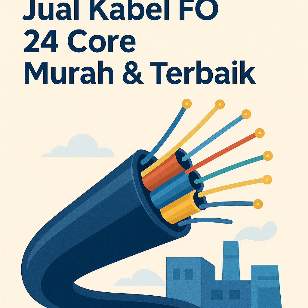 Jual Kabel Fiber Optik 24 Core Murah & Terbaik
